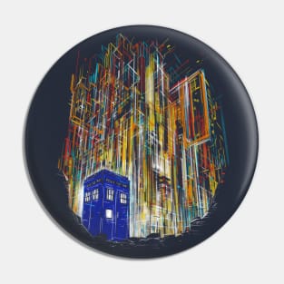 a view on Gallifrey Pin