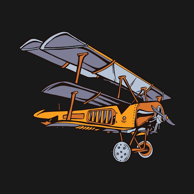 Steampunk Triplane by Imaginariux