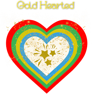 Gold Hearted Magnet