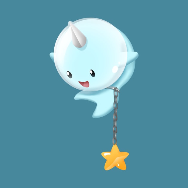 Finn The Space Narwhal by NabiDew