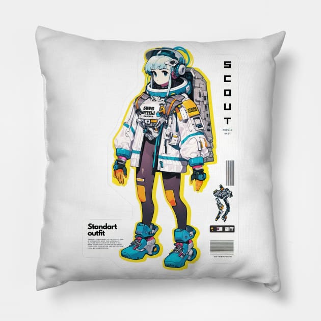 space scout Pillow by Robbot17