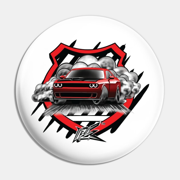 dodge challenger hellcat red drift Pin by naquash