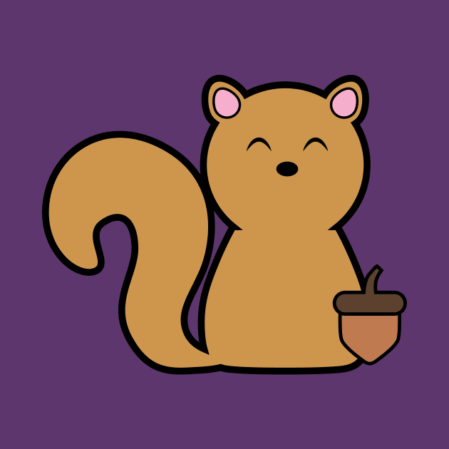 The Happy Squirrel by Arlain