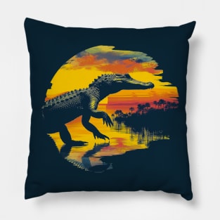 Gatorzilla Pillow