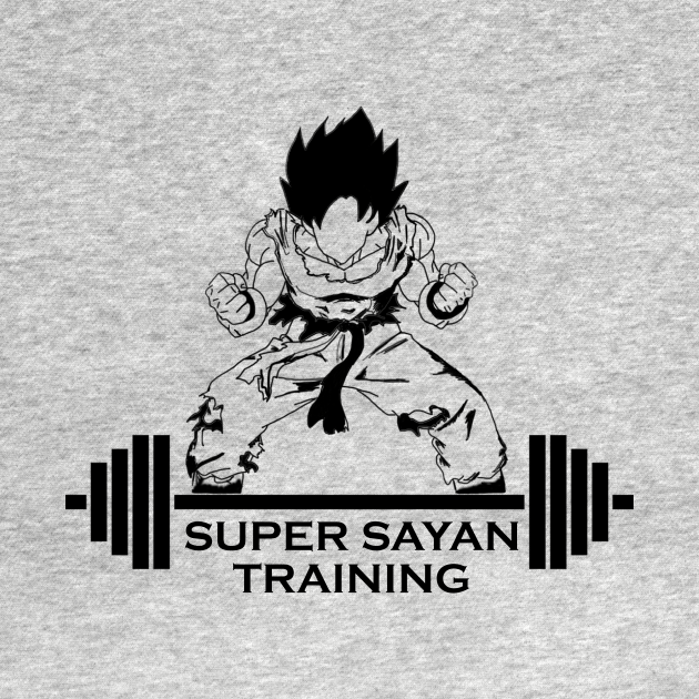 Discover super sayan training - Tshirtdesign - T-Shirt