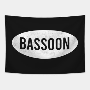 Funny Bassoon Player Design Tapestry