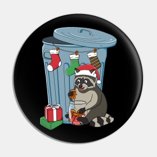 Raccoon Holiday Pin