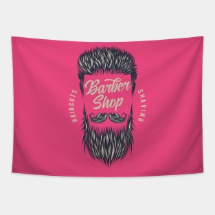 Barber Shop Tapestry