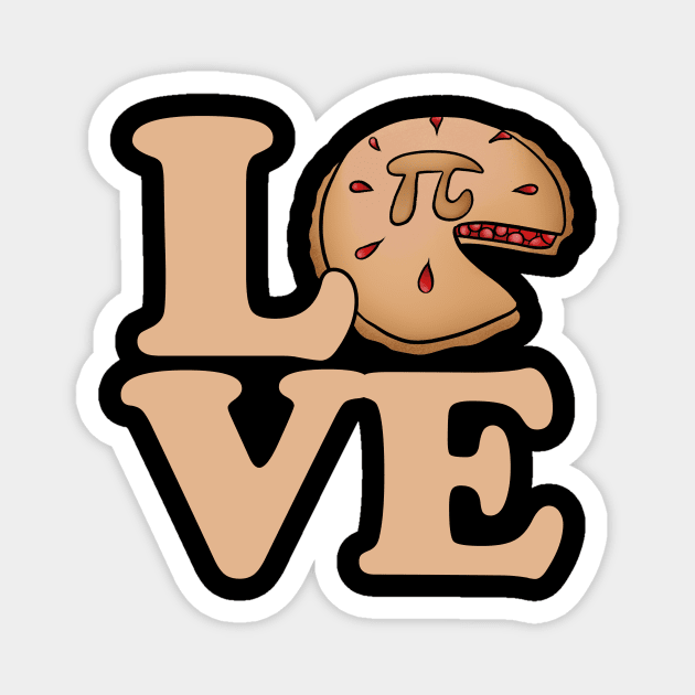 Pi day LOVE Magnet by bubbsnugg