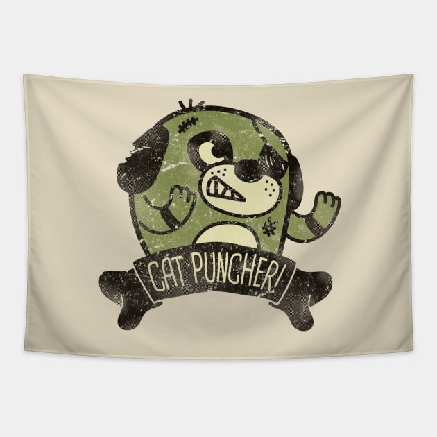 CAT PUNCHER YEAH! Tapestry by BeanePod