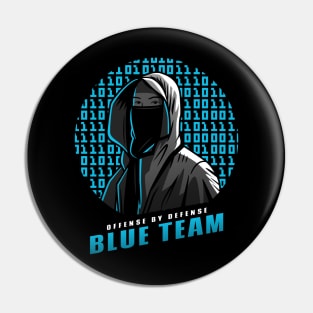 Blue Team | Hacker Design Pin