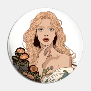 Beautiful blong girl Pin