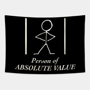 Person Of Absolute Value Tapestry