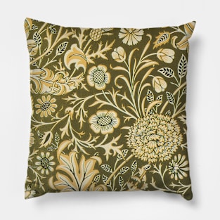 Cherwell by William Morris, Vintage Textile At Pillow