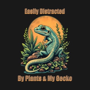 Plant and Gecko lovers Geckos Leopard Gecko and plants lovers T-Shirt