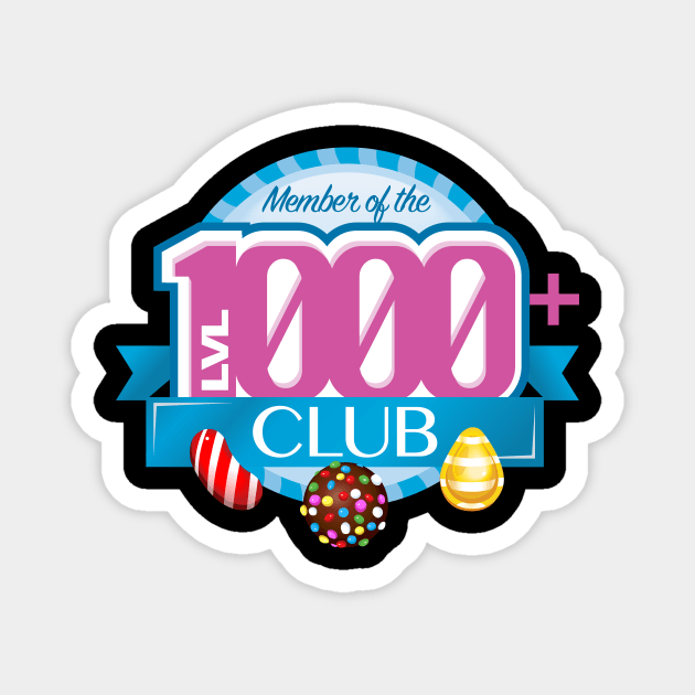 The 1000+ Club Magnet by LaughingDevil