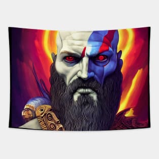 KRATOS Renaissance portrait GOW Tapestry