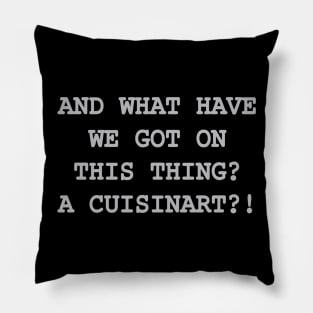 A Cuisinart! Pillow