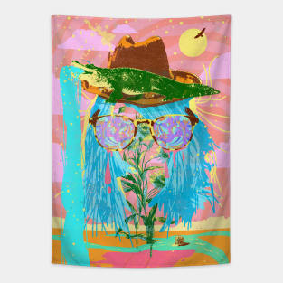 PSYCHEDELIC SWAMPER Tapestry