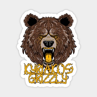 KYRIAKOS GRIZZLY bear design Magnet