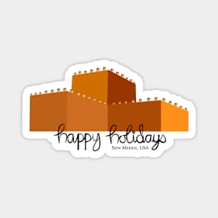 A Very New Mexico Happy Holidays Magnet