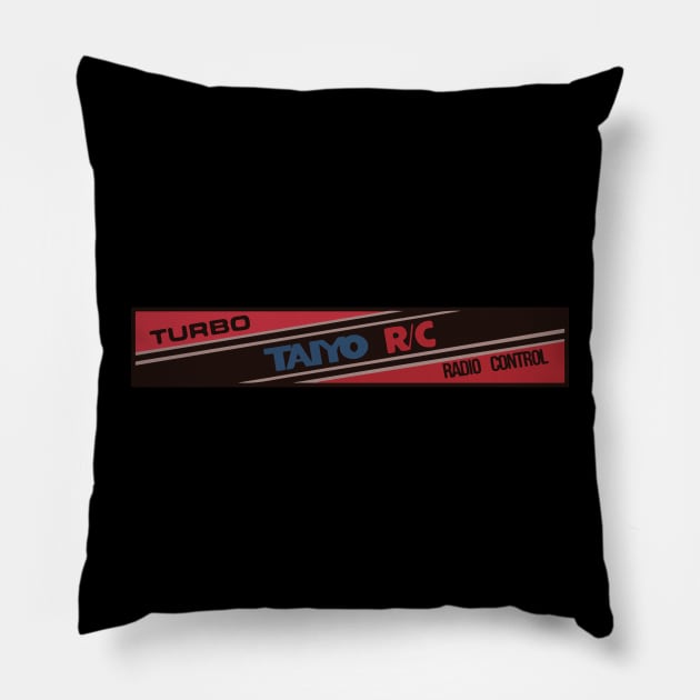 TAIYO RC Vintage Radio Control Toys 80s 90s Pillow by Nostalgia-RC