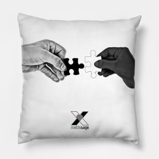 BUILDING TOGETHER by Metissage -1 Pillow