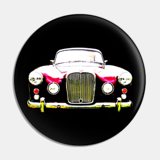 Alvis TD21 Series II 1960s classic car high contrast Pin