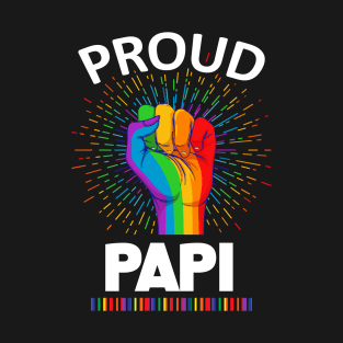 Proud Papi Gay Lgbt T-Shirt