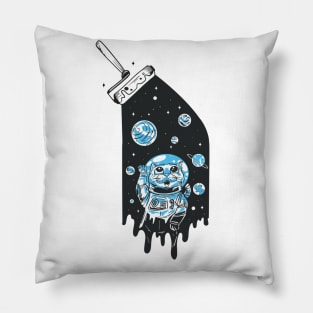 Galaxy Kitty Cat Pillow