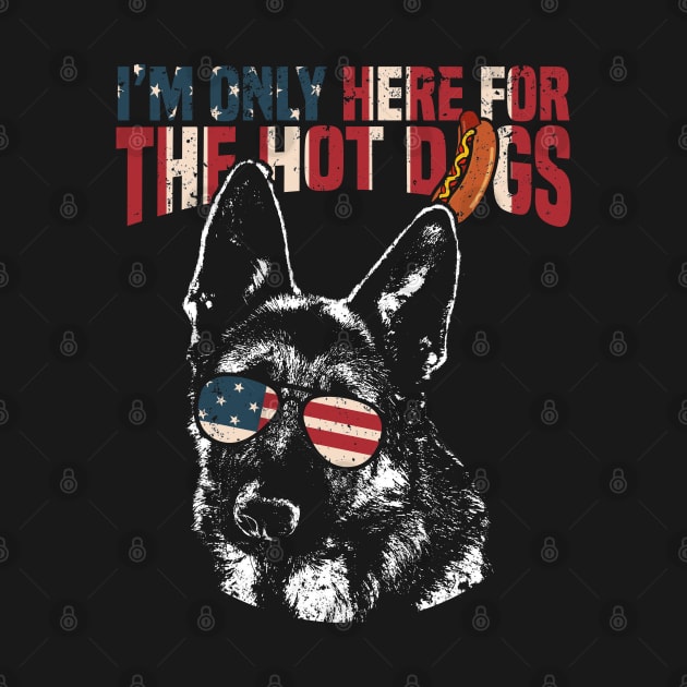 German Shepherd Shirt Funny 4th of July Pup Tee by Madfido