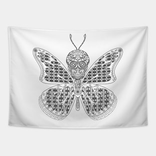 madame death butterfly ecopop Tapestry