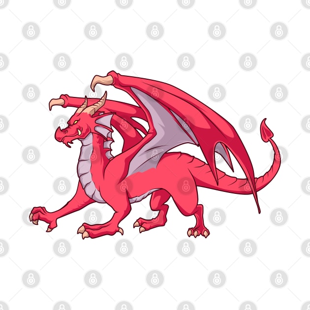 Red dragon by Modern Medieval Design