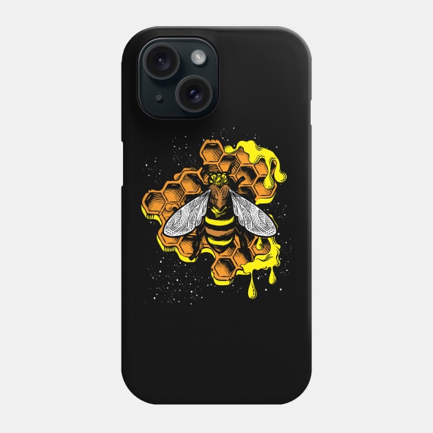 beekeeper honey Phone Case by ShirtsShirtsndmoreShirts