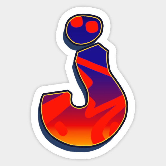 Letter J Night Sky Graffiti Sticker Teepublic Uk
