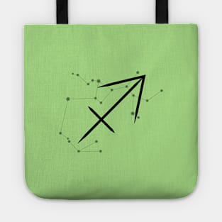 Sagittarius - Zodiac Sign Symbol and Constellation Tote