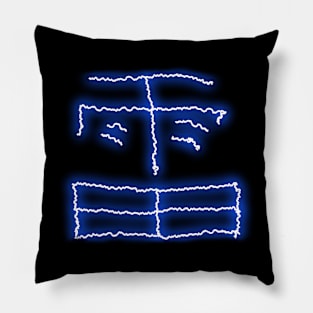 雷 / Lightning Kanji Pillow