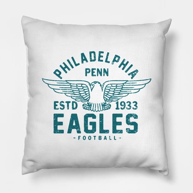 Philadelphia Eagles 1 by Buck Tee Pillow by Buck Tee