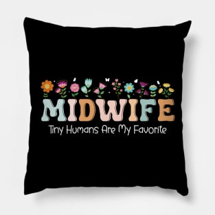 Funny Midwife Doula Midwifery Future Midwife Nurse Pillow