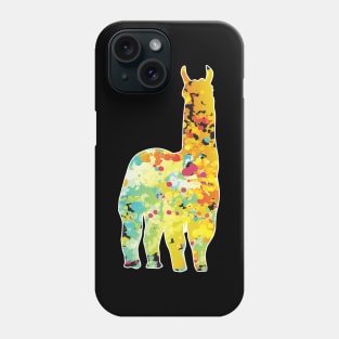 Funny giraffe colorful tshirt Phone Case