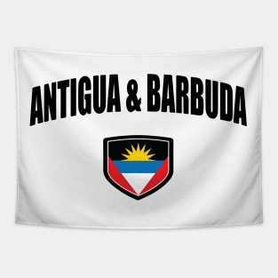 Antigua and Barbuda National Flag Shield Tapestry