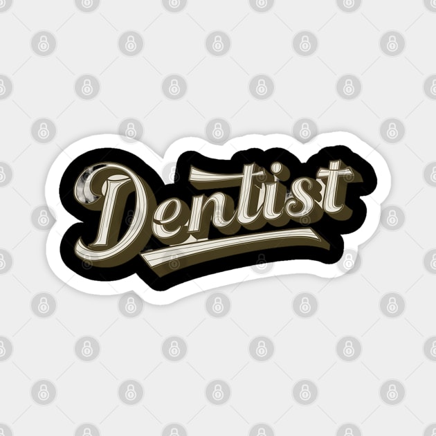 Cool retro dentist Magnet by Spaceboyishere