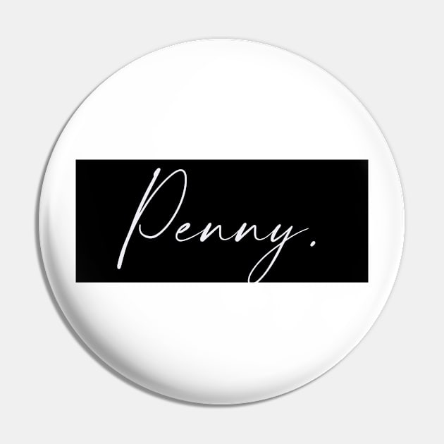 Penny Name, Penny Birthday Pin by flowertafy