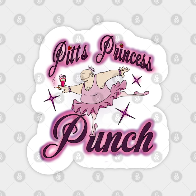 Princess Punch Magnet by CraftOrDie