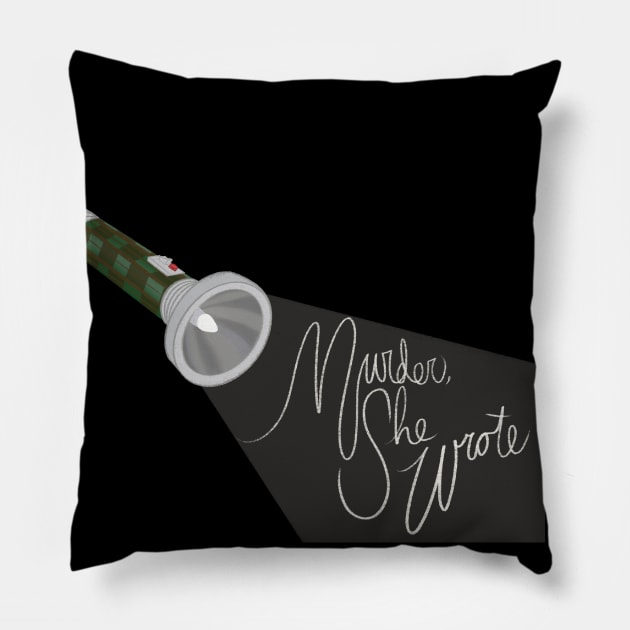 Murder Flashlight Pillow by Maddy Young