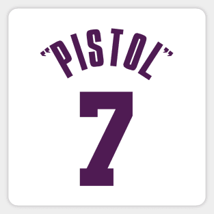 Pistol Pete Maravich Stickers for Sale