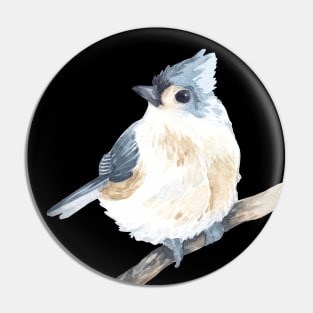 Blue Titmouse Pin