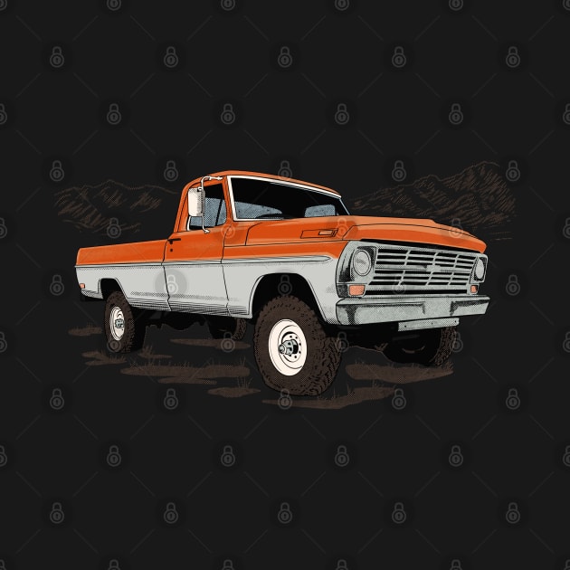 Ford truck mountain by Saturasi