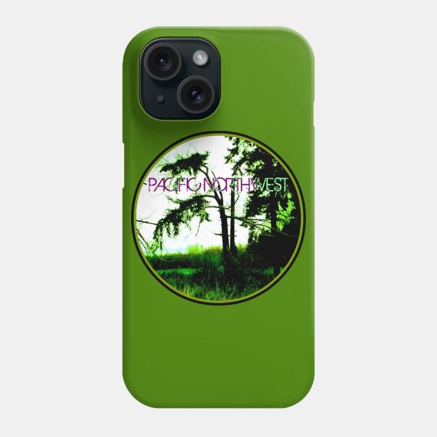 Pacific Northwest Green Trees Phone Case by TheDaintyTaurus