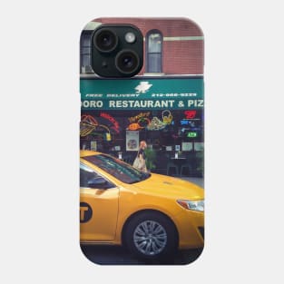 Spring Street Yellow Cab Restaurant Pizzeria Manhattan NYC Phone Case